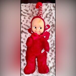 Vintage Knickerbocker Cupie Doll with Striped Hat